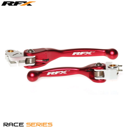 RFX Race Forged Flexible Lever Set (Red) Honda CRF250 07-24 CRF450 07-20