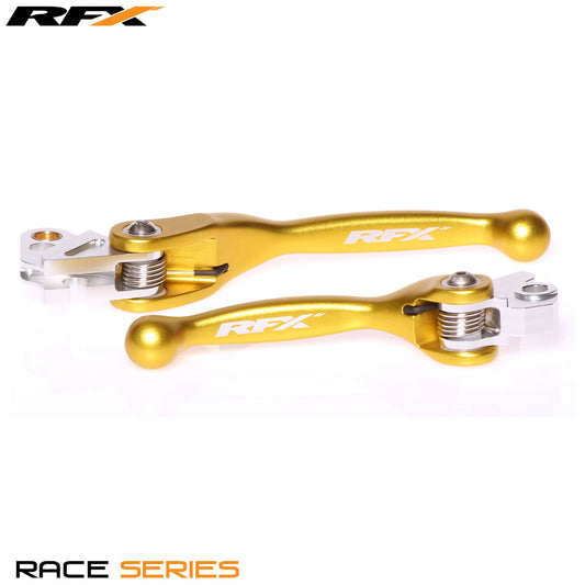 RFX Race Forged Flexible Lever Set (Yellow) Suzuki RM85 05-24 RM125/250 05-10 RMZ250/450 05-06