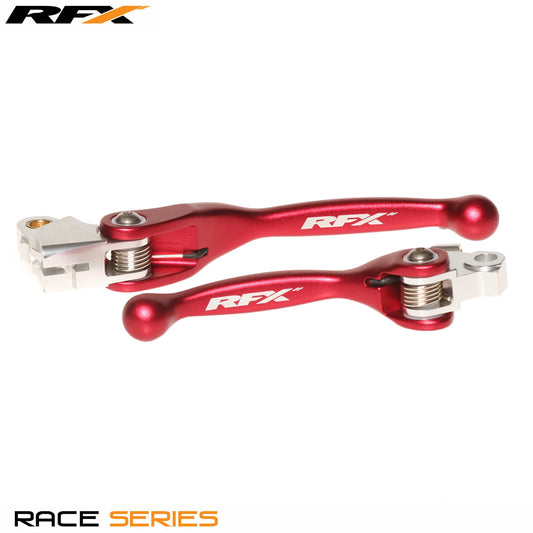 RFX Race Forged Flexible Lever Set (Red) Yamaha YZ125/250 15-24 YZF250/450 09-24