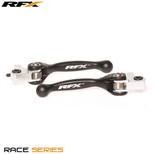 RFX Race Forged Flexible Lever Set (Black) Brembo KTM SX/SXF/EXC/F 16-24 Husqvarna TC/FC 22-24