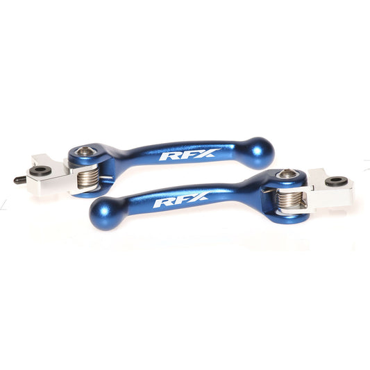 RFX Race Forged Flexible Lever Set (Blue) KTM SX/SXF/EXC 16-24 Husqvarna TC/FC 22-24