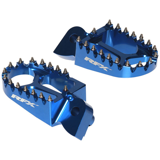 RFX Pro Footrests (Blue) Yamaha YZ65 18-24 YZ85 02-24 YZ125-250 99-24 YZF250 01-23 YZF450 99-22