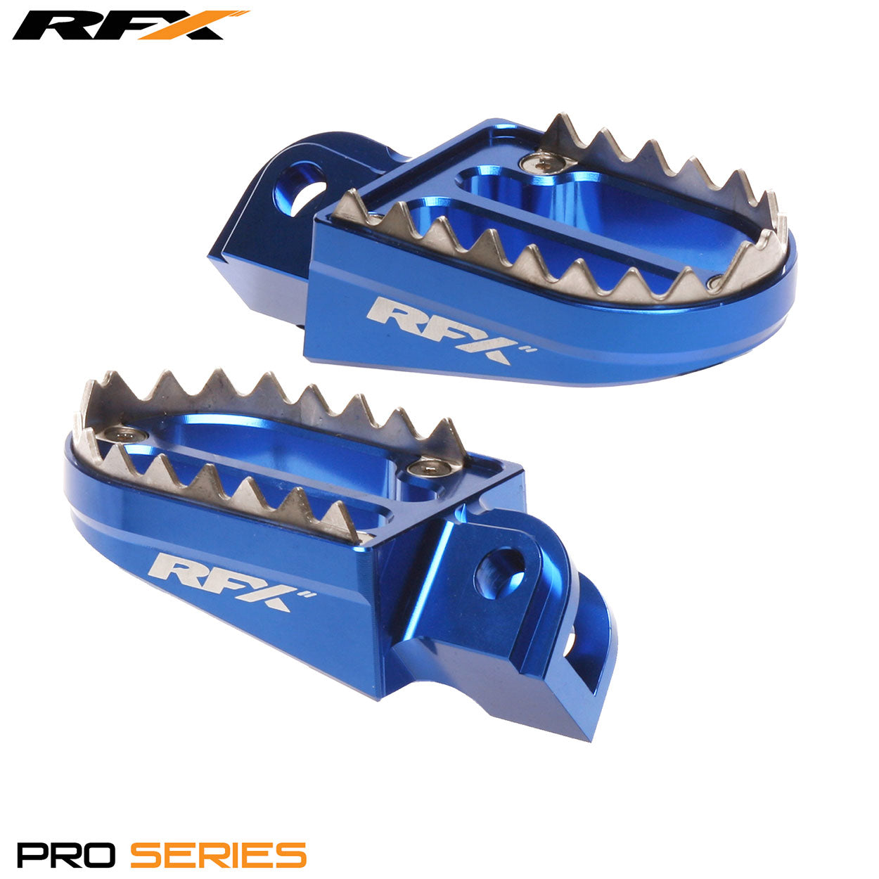 RFX Pro Series 2 Footrests (Blue) Husqvarna TC85 18-24 TC125/FC 250/350/450 16-22