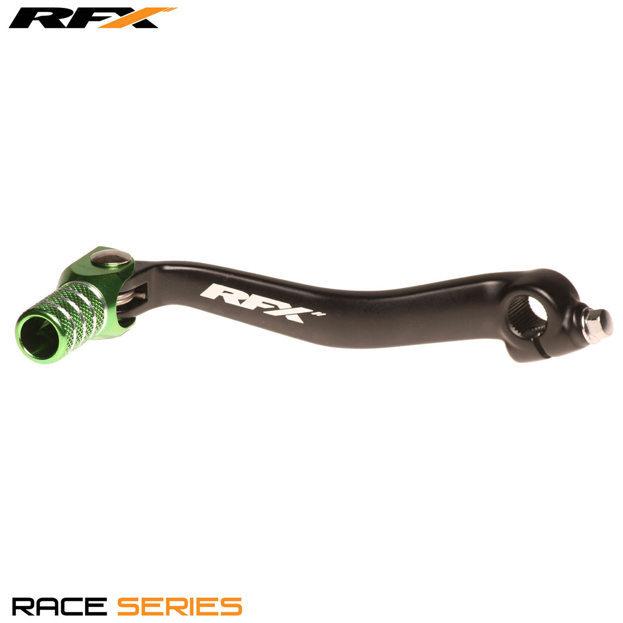 RFX Race Gear Lever (Black/Green) Kawasaki KXF450 16-24