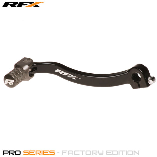 RFX Flex+ Factory Edition Gear Pedal (Black/Hard Anodised Titan) Yamaha YZF250 19-24 YZF450 18-24