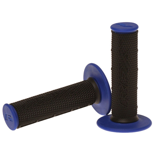 RFX Pro Series Dual Compound Grips Black Centre (Black/Blue) Pair