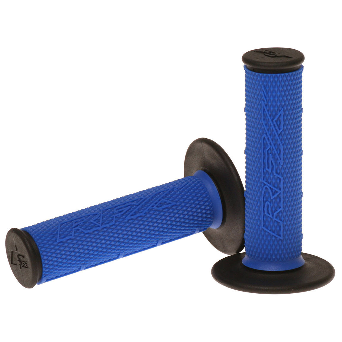 RFX Pro Series Dual Compound Grips Black Ends (Blue/Black) Pair