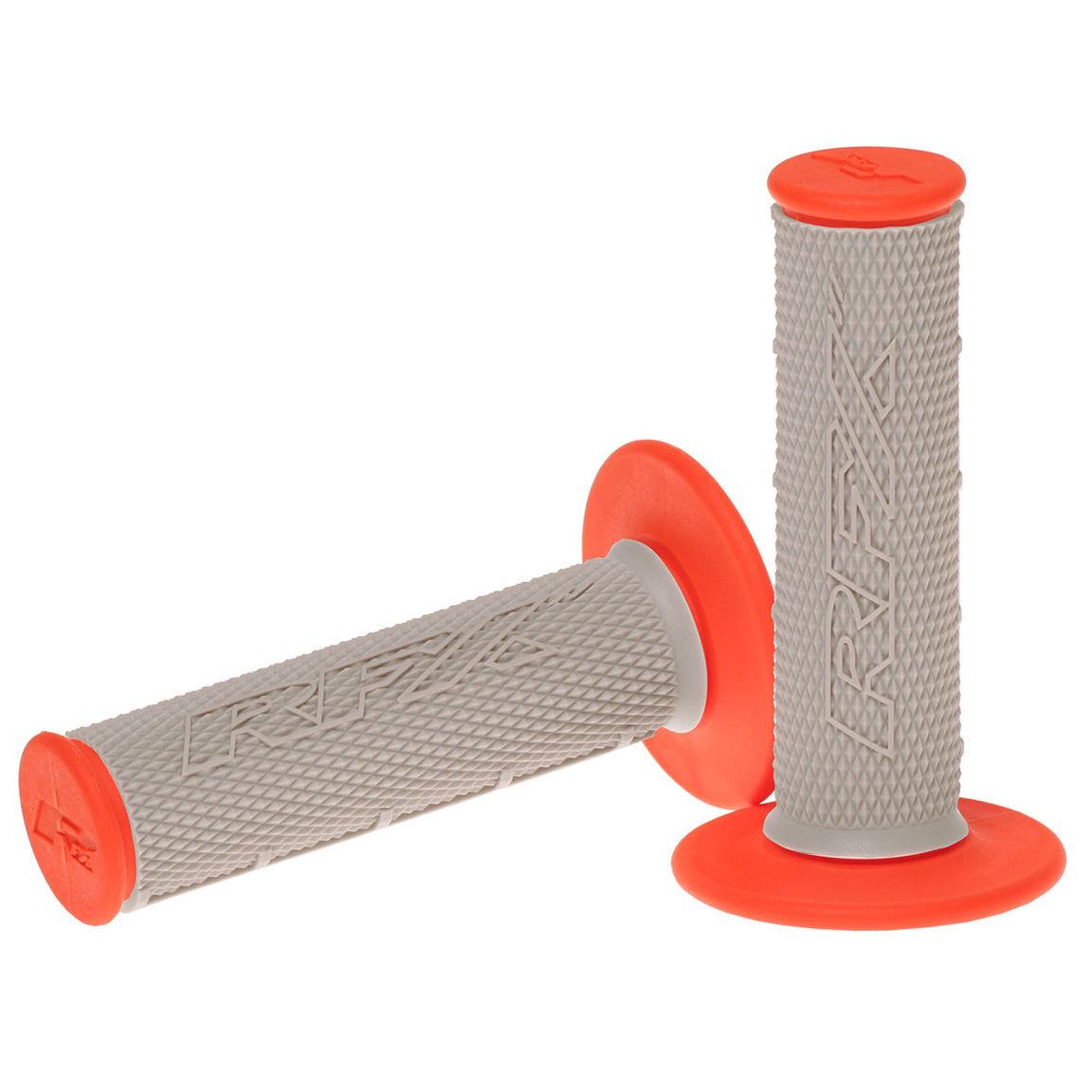 RFX Pro Series Dual Compound Grips Grey Centre (Grey/Orange) Pair