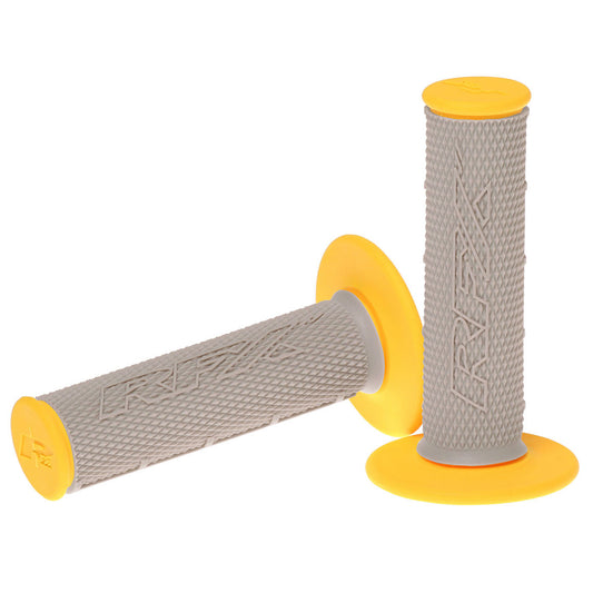 RFX Pro Series Dual Compound Grips Grey Centre (Grey/Yellow) Pair