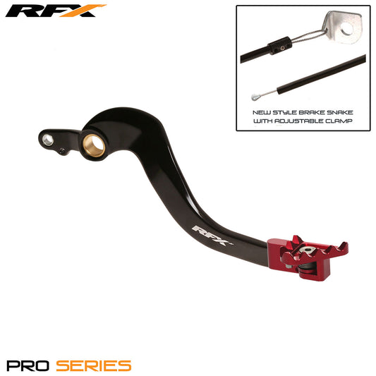 RFX Pro FT Rear Brake Lever (Black/Red) Honda CRFX250 04-19