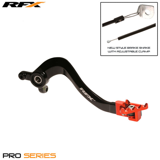 RFX Pro FT Rear Brake Lever (Black/Orange) KTM SX85 03-17