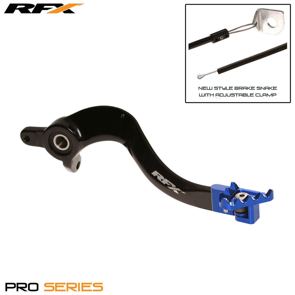 RFX Pro FT Rear Brake Lever (Black/Blue) Husqvarna TC65 17-23