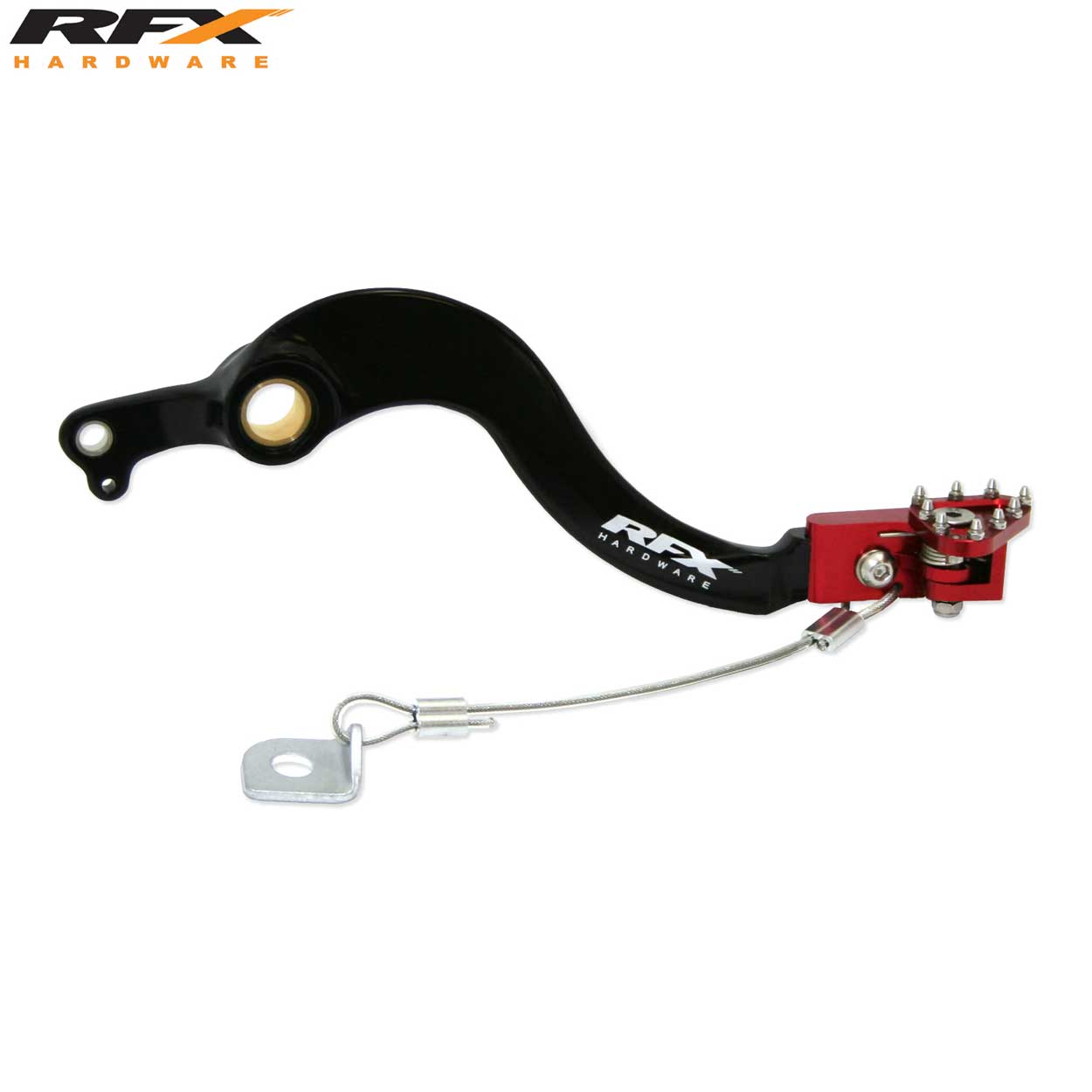 RFX Pro FT Rear Brake Lever (Black/Red) Honda CRF250 04-09