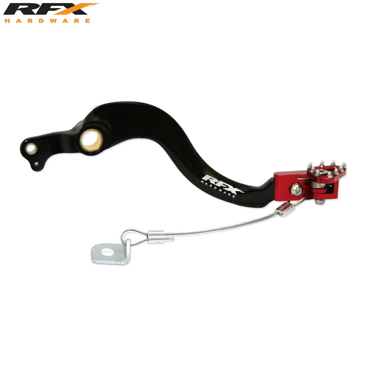 RFX Pro FT Rear Brake Lever (Black/Red) Honda CRF250 10-24 CRF450 05-24 CRF250/450RX 17-24