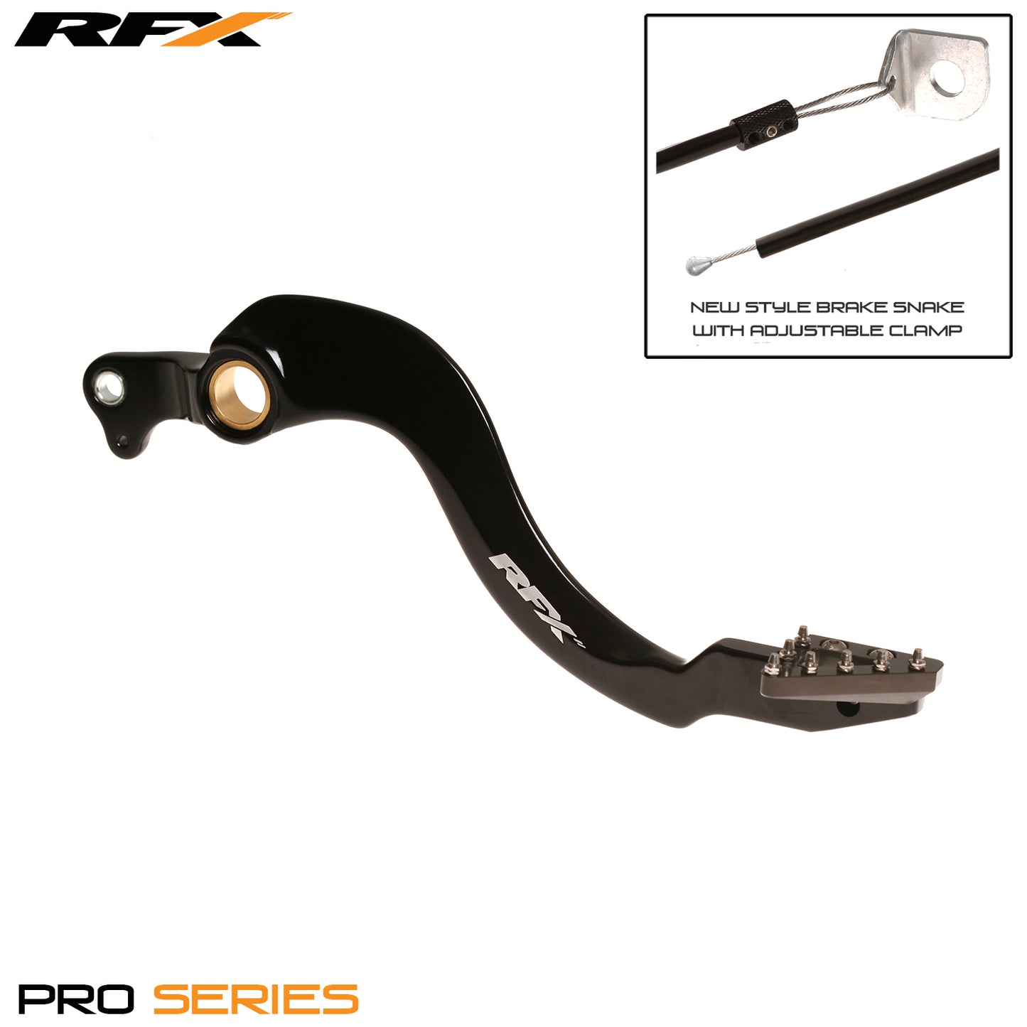 RFX Pro ST Rear Brake Lever (H/A Black/H/A Titan) Honda CRF250 10-24 CRF450 05-24