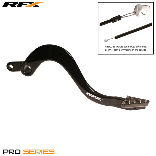 RFX Pro ST Rear Brake Lever (H/A Black/ H/A Titan) Kawasaki KXF250 05-20 Suzuki RMZ250 05-06