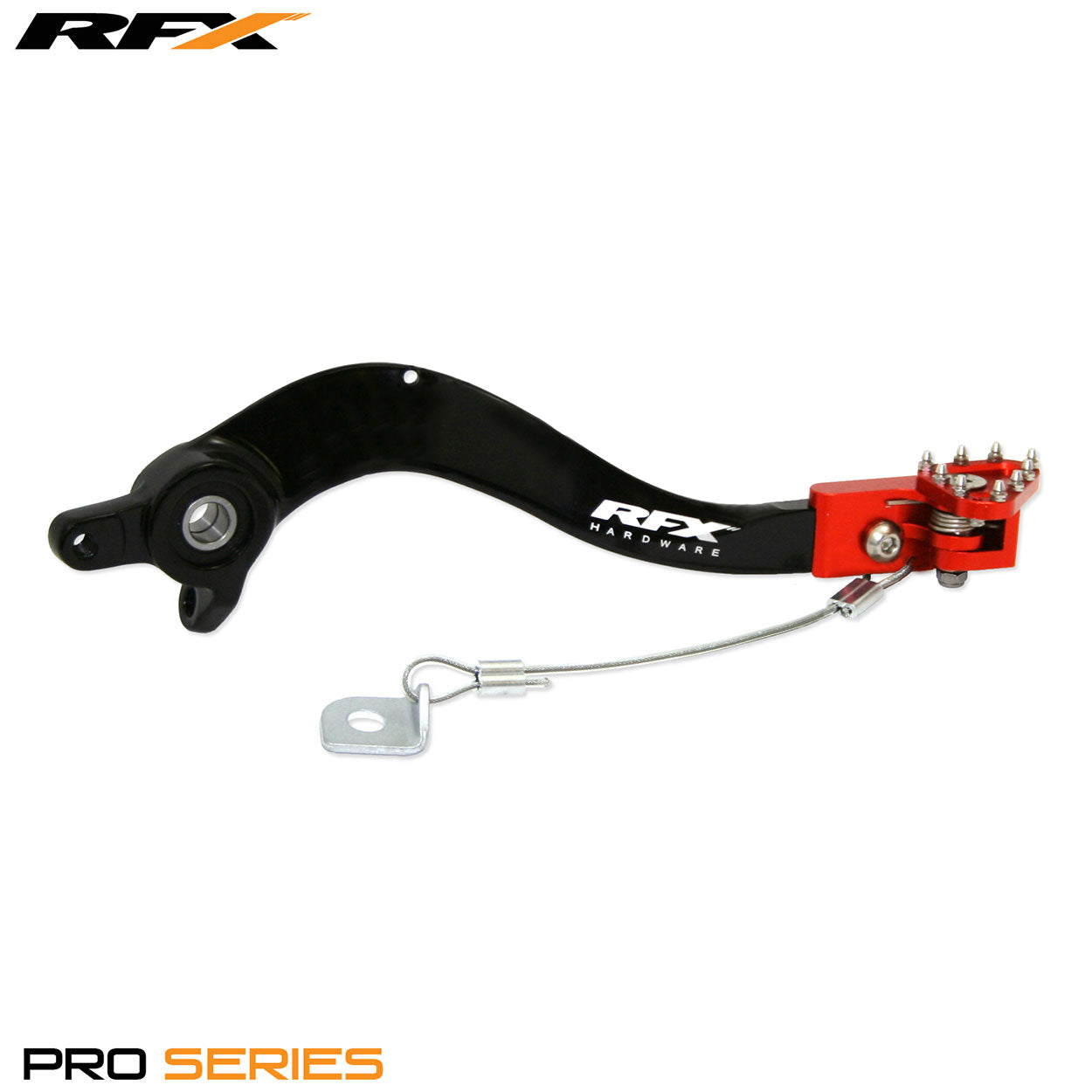 RFX Pro FT Rear Brake Lever (Black/Orange) KTM SX/SX-F EXC/EXC-F All Models 125-525 07-15