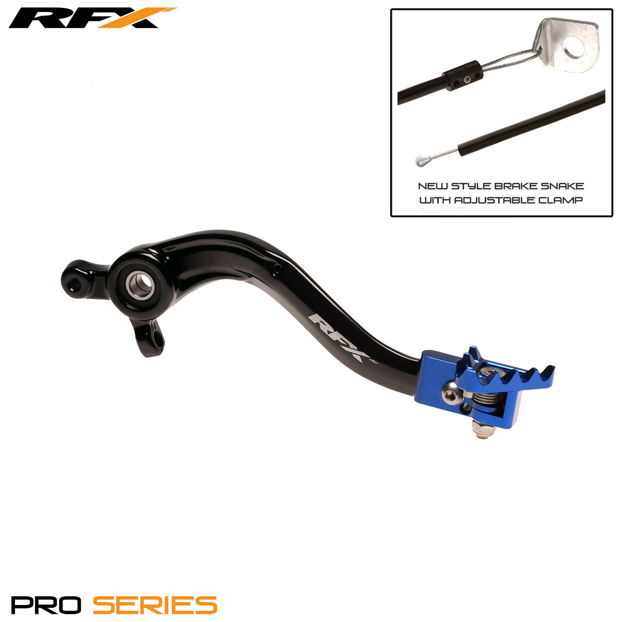 RFX Pro FT Rear Brake Lever (Black/Blue) Husqvarna TC125 2016 FC250/350/450 2016