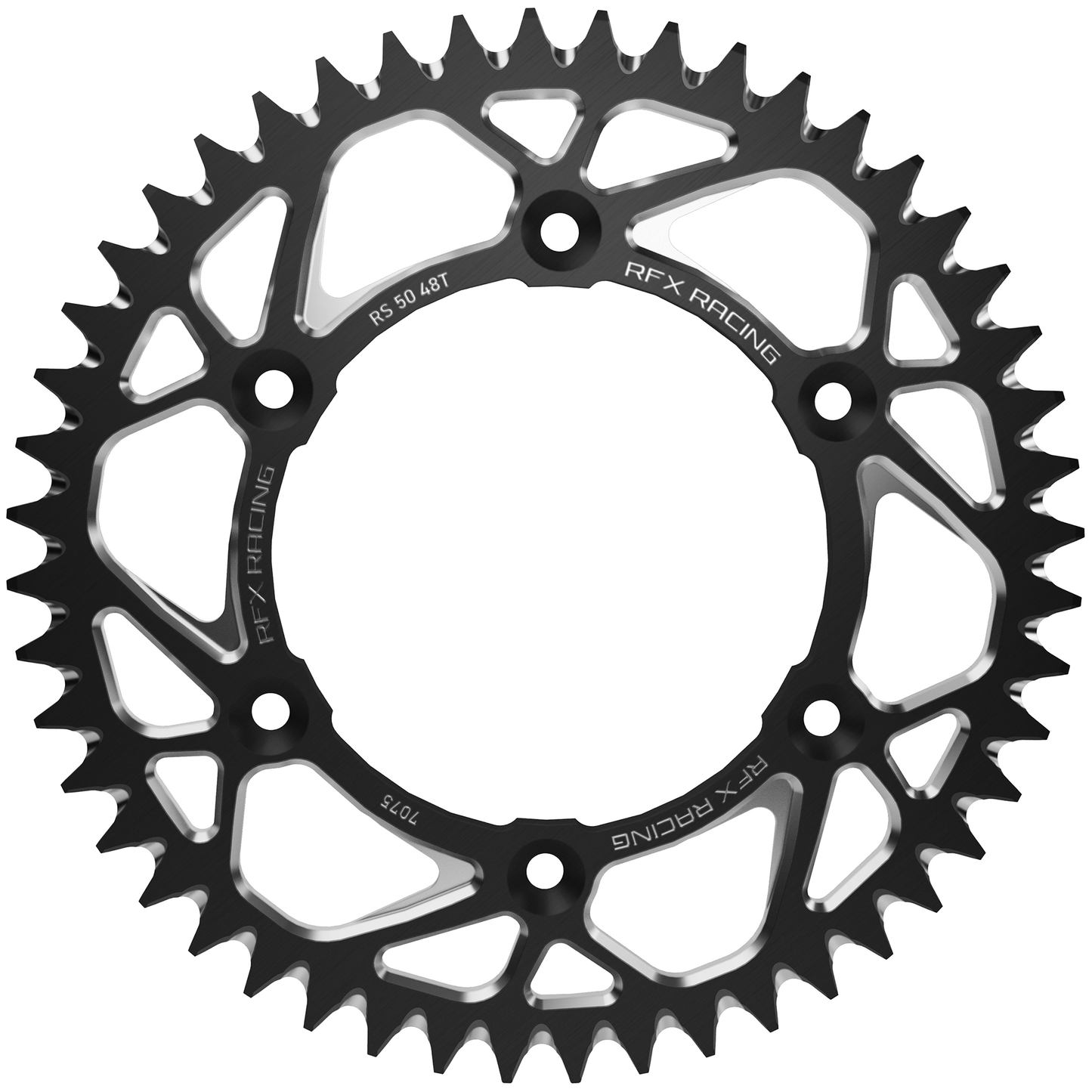 RFX Pro Series Elite 2.0 Rear Sprocket Yamaha YZ125-250 YZF250-450 99-24 (Black 48T)