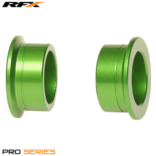 RFX Pro Wheel Spacers Rear (Green) Kawasaki KXF250 04-24 KXF450 06-24 KX125/250 03-08