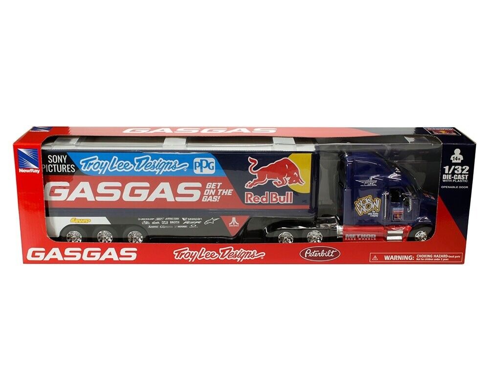 New Ray Toys 1:32 TLD Red Bull Gas Gas Factory Racing Team Truck