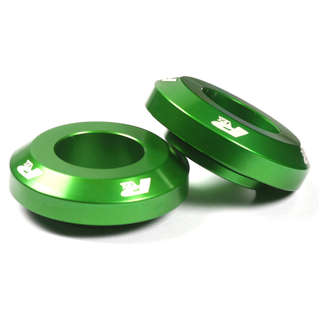 RFX Pro FAST Wheel Spacers Rear (Green) Kawasaki KXF250 04-24 KXF450 06-24 KX125/250 03-08