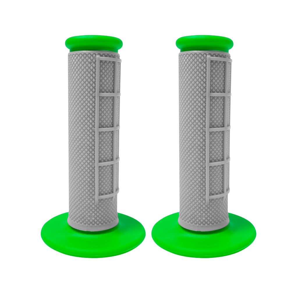 HANDLEBAR GRIPS GREY/GREEN