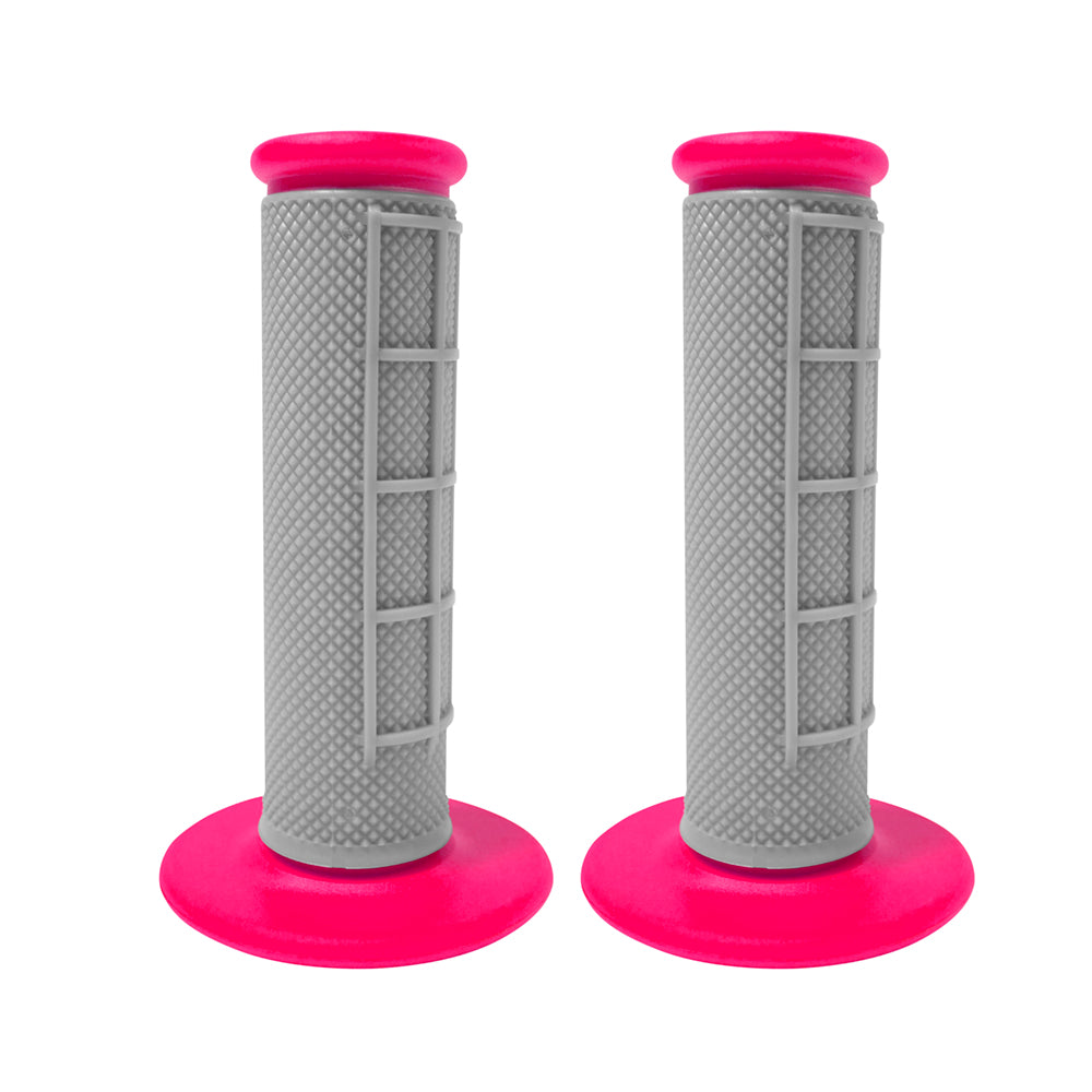 HANDLEBAR GRIPS GREY/PINK