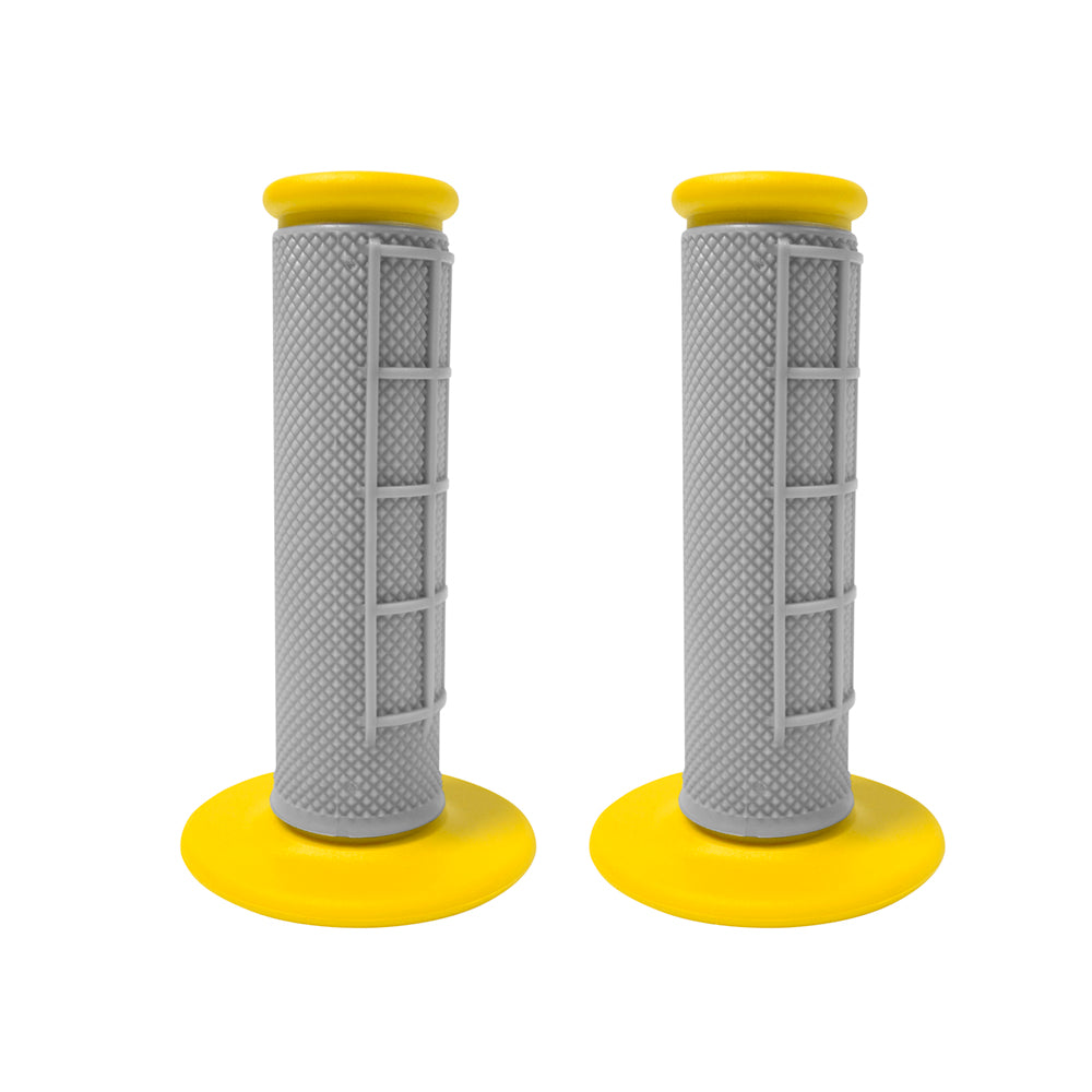 HANDLEBAR GRIPS GREY/YELLOW