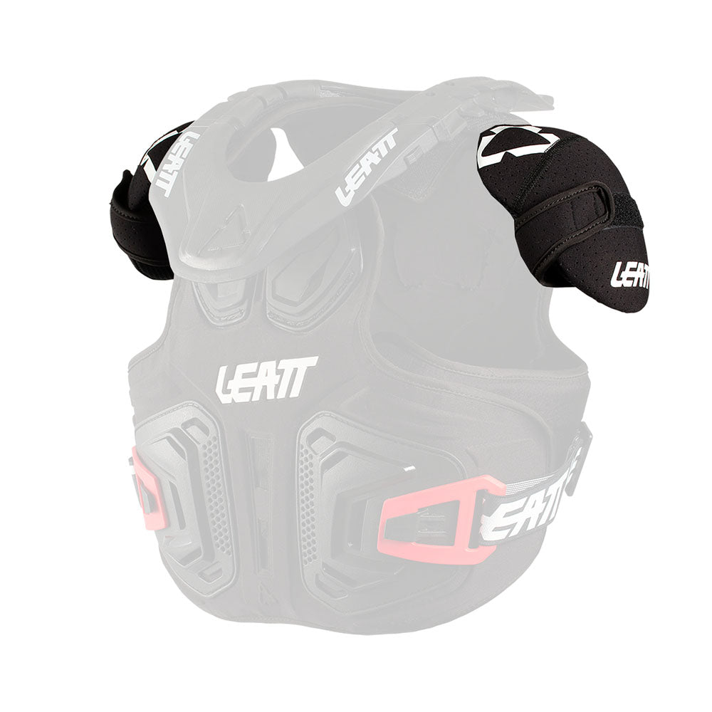 SHOULDER GUARDS FUSION 2.0 JUNIOR BLACK PAIR