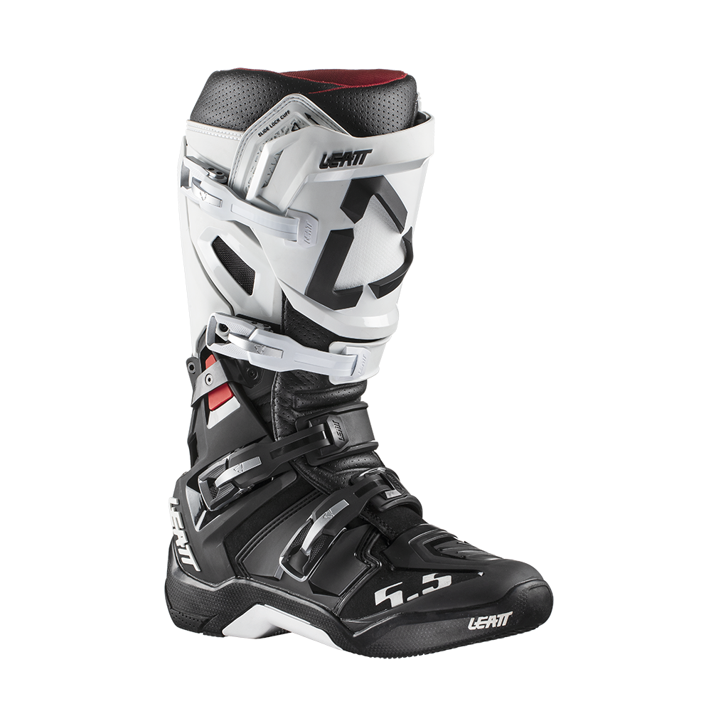 BOOT 5.5 FLEXLOCK WHITE/BLACK UK7/EU42