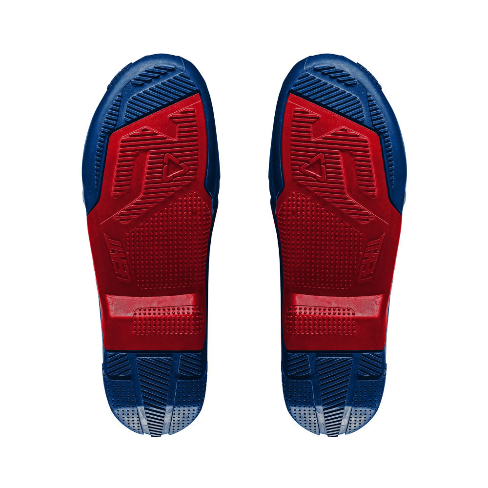 BOOT SOLE 4.5/5.5 UK7/8 PAIR BLUE/RED