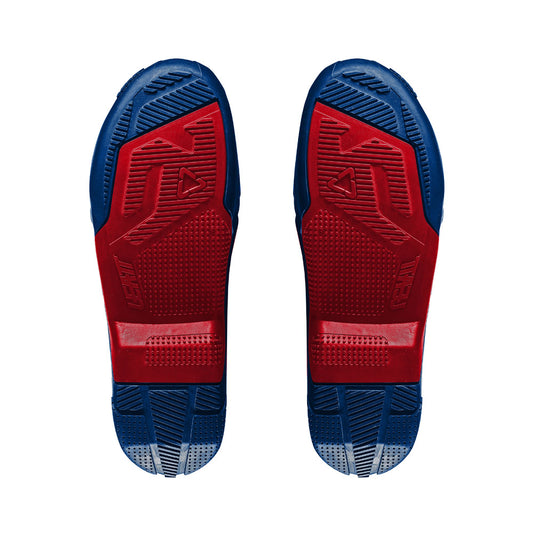 BOOT SOLE 4.5/5.5 UK7/8 PAIR BLUE/RED