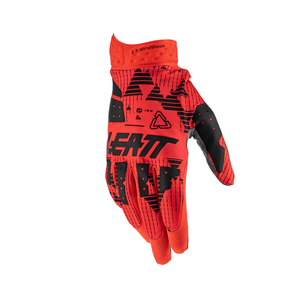 GLOVE MOTO 2.5 WINDBLOCK RED MEDIUM