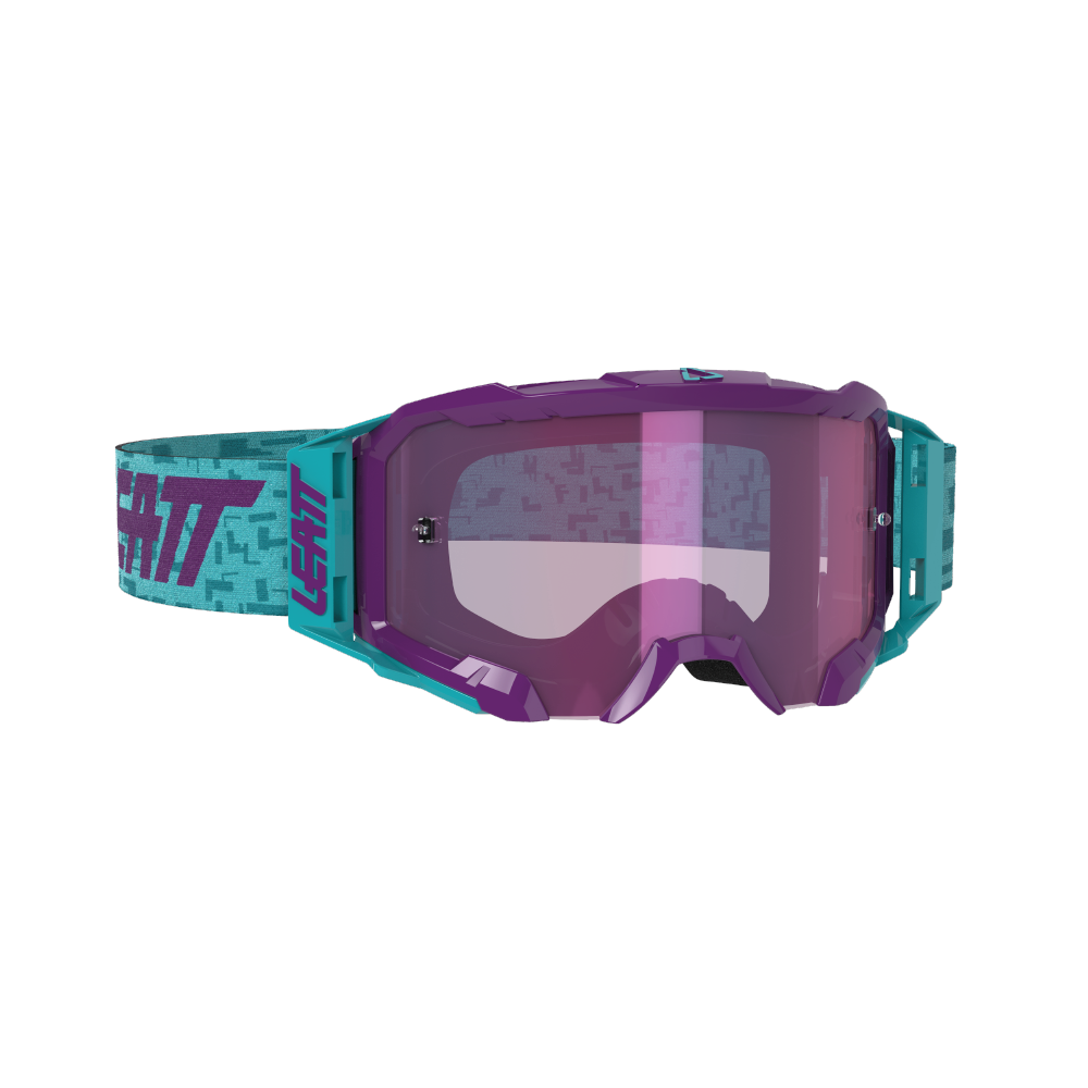 GOGGLE VELOCITY 5.5 IRIZ AQUA - PURPLE LENS (r)