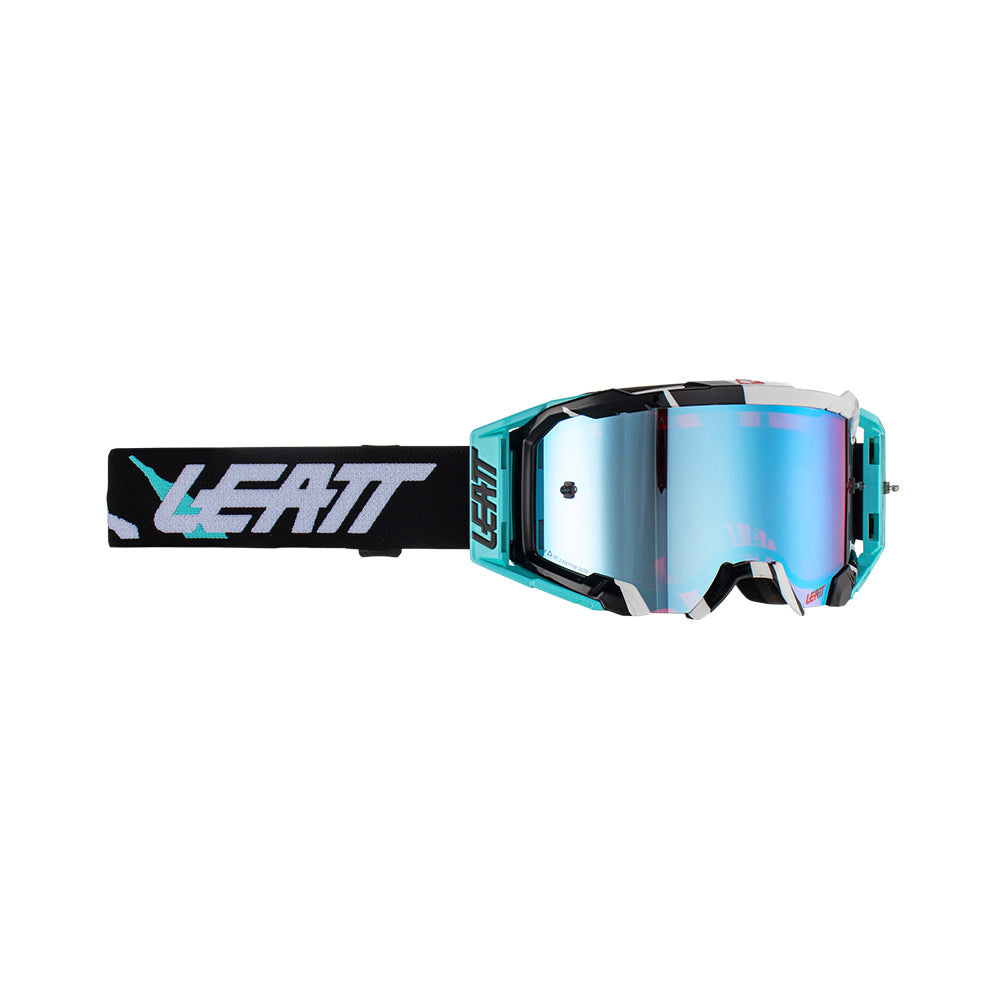 GOGGLE VELOCITY 5.5 IRIZ ACID TIGER - BLUE LENS