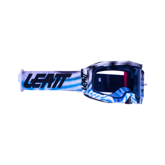 GOGGLE VELOCITY 5.5 ZEBRA BLUE - BLUE LENS (r)