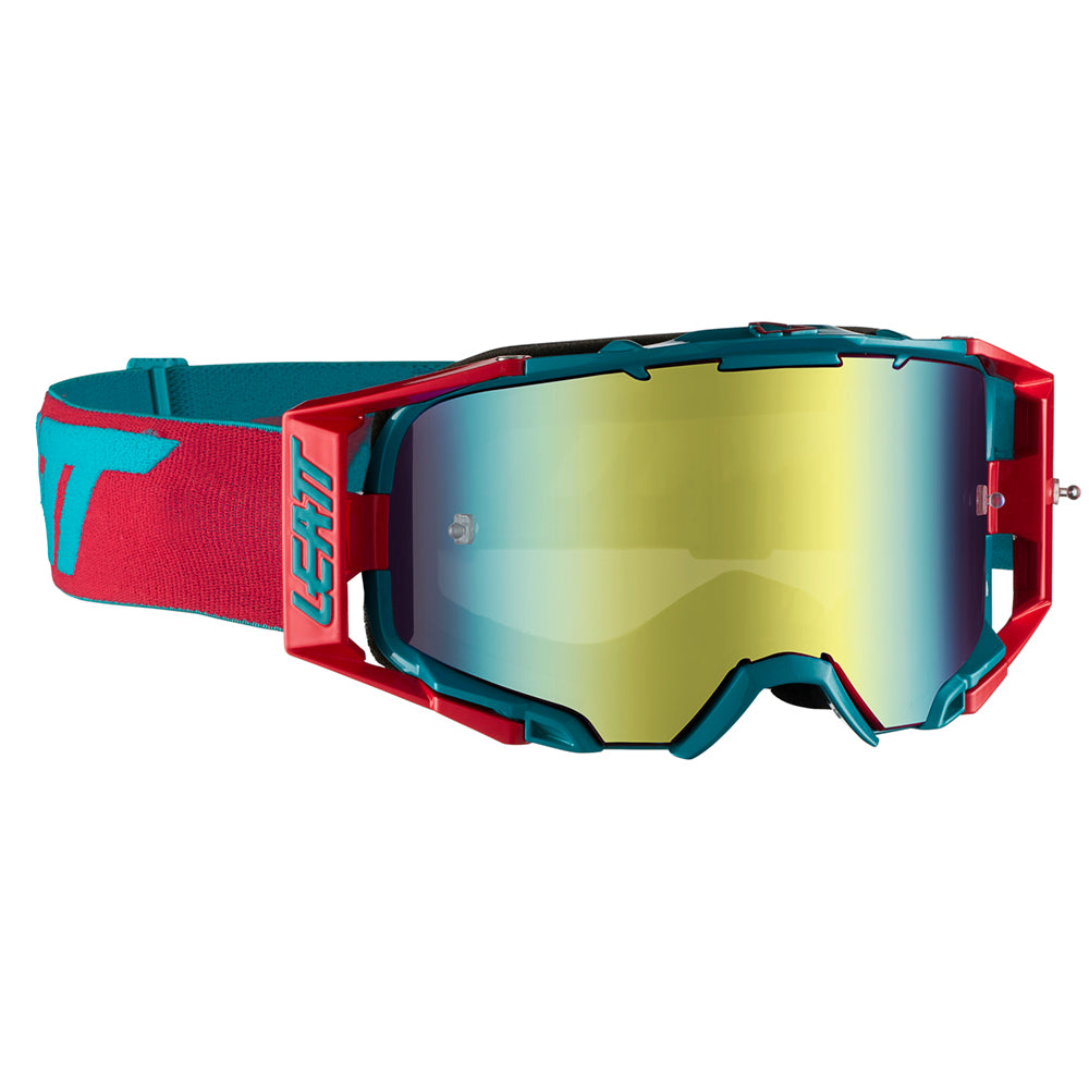 GOGGLE VELOCITY 6.5 IRIZ RED/TEAL - BRONZE LENS (r)