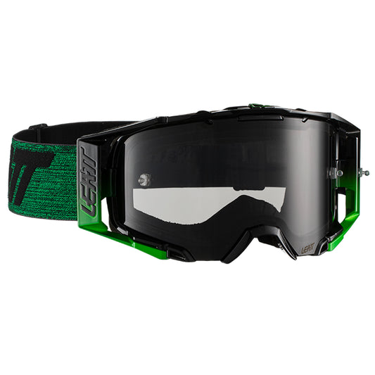 GOGGLE VELOCITY 6.5 BLACK/GREEN - SMOKE LENS (r)