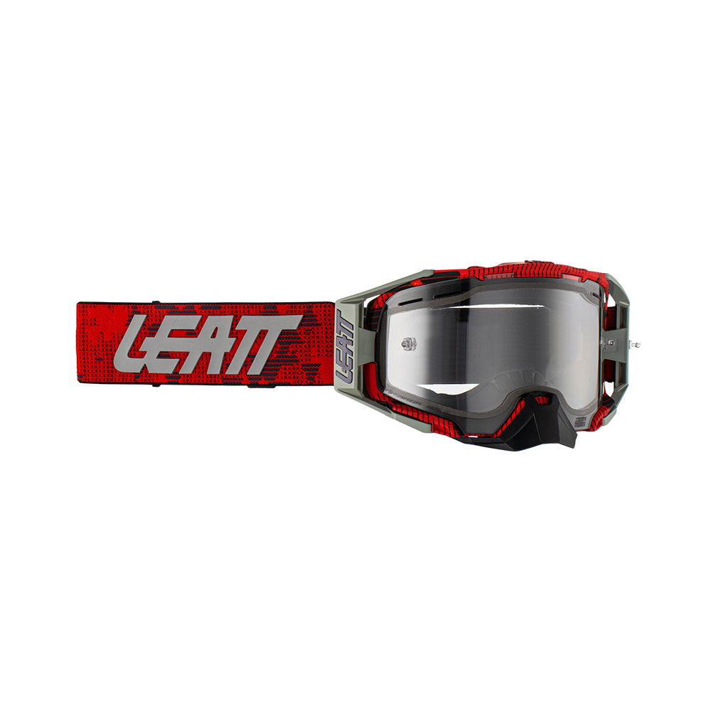 GOGGLE VELOCITY 6.5 ENDURO JW22 RED - CLEAR LENS