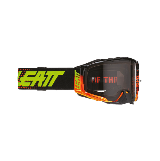 GOGGLE VELOCITY 6.5 NEON ORANGE - LIGHT GREY LENS (r)