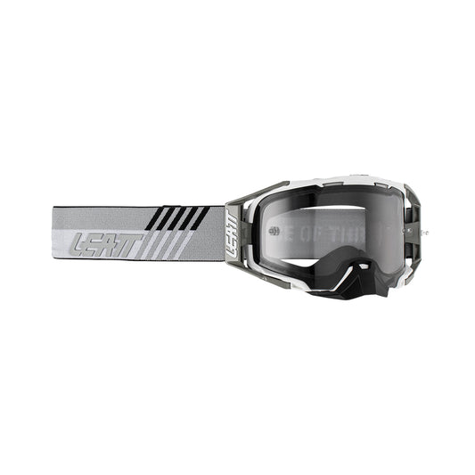 GOGGLE VELOCITY 6.5 WHITE - LIGHT GREY LENS