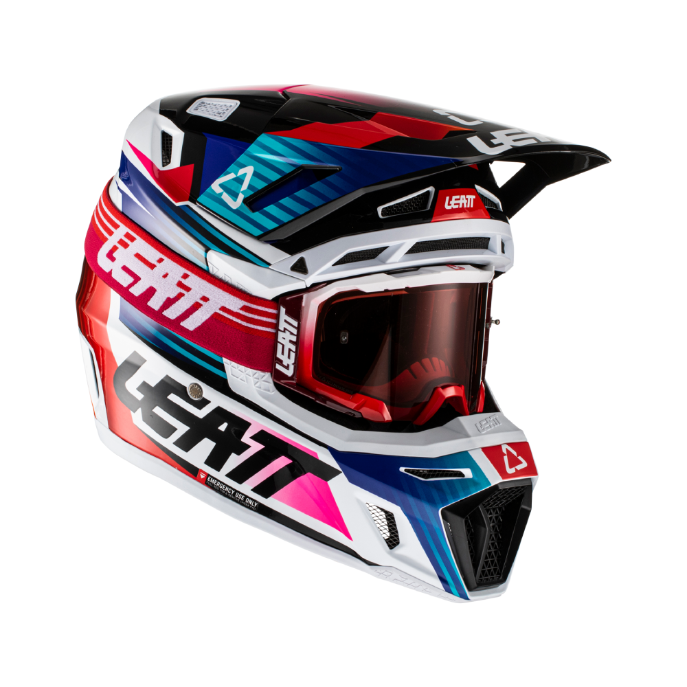 HELMET MOTO 8.5 V22 ROYAL X-SMALL (53-54CM) INCLUDES 5.5 GOGGLE + HELMET BAG