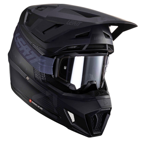 HELMET MOTO 7.5 V24 STEALTH MEDIUM (57-58CM) INCLUDES 4.5 GOGGLE