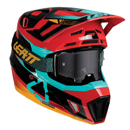 HELMET MOTO 7.5 V25 RED X-SMALL (53-54CM)