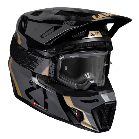 HELMET MOTO 8.5 V25 BLACK MEDIUM (57-58CM)