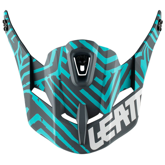 HELMET PEAK GPX 5.5 V11 GREY/TEAL XS-S