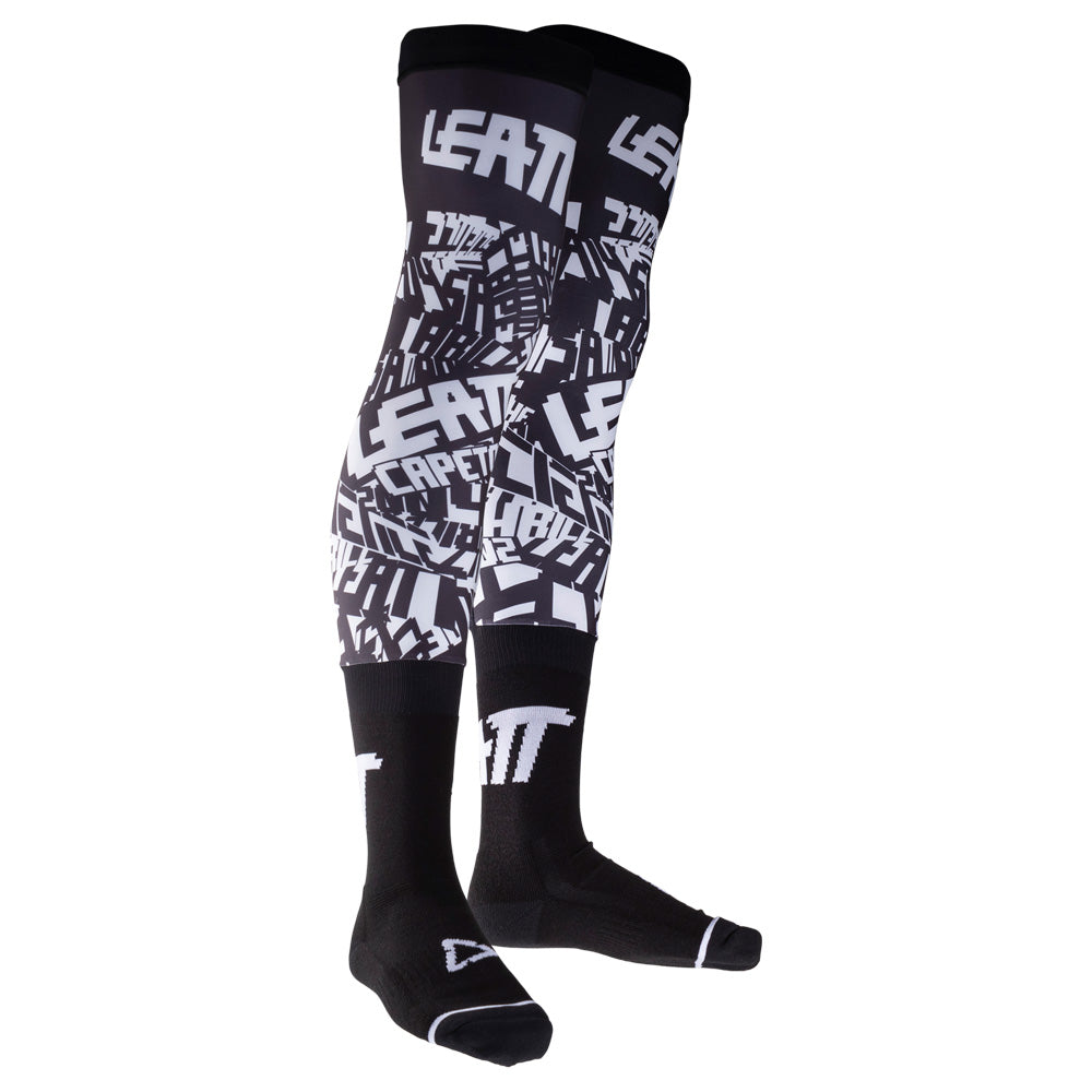 KNEE BRACE SOCKS BLACK/WHITE LARGE (UK9.5-12.5)