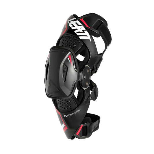 KNEE BRACE X-FRAME BLACK/RED (PAIR) LARGE