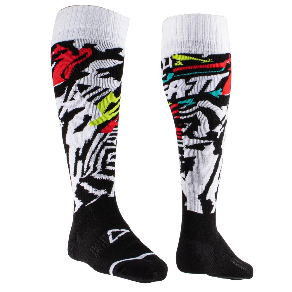 SOCKS MOTO ZEBRA SMALL/MEDIUM (4.5-8.5)